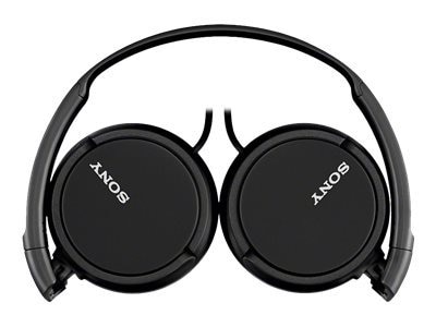 Sony ZX Series Wired On-Ear Headphones (Black) : Audio, Headphones 
