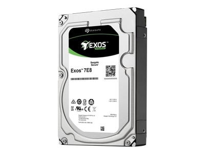 Seagate Exos 7E8 ST8000NM0055 - Hard drive - 8 TB - internal - 3.5-inch -  SATA 6Gb/s - 7200 rpm - buffer: 256 MB