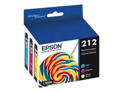 Epson 212 Multi-pack - 3-pack - yellow, cyan, magenta - original - ink cartridge 1