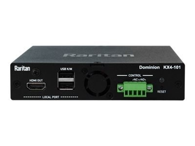 Raritan Dominion DKX4-101 - KVM switch - 1 local user - 8 IP users - rack-mountable 1
