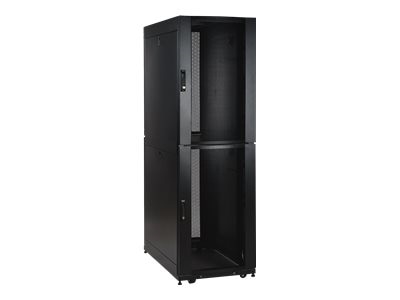 42U Colocation Enclosure black Includes two separate compartments with separate lockable doors 1