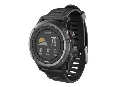 Garmin fēnix 3 HR - Performer Bundle - GPS/GLONASS watch - hiking, cycle, golf, running, swimming 1.2-inch 1