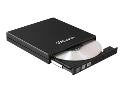Aluratek AEOD100F - Disk drive - DVD±RW (±R DL) / DVD-RAM - 8x/8x/5x - USB 2.0 - external 1