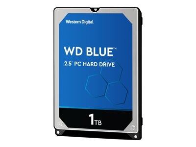 WD Blue WD10SPZX - Hard drive - 1 TB - internal - 2.5-inch - SATA 6Gb/s - 5400 rpm - buffer: 128 MB 1