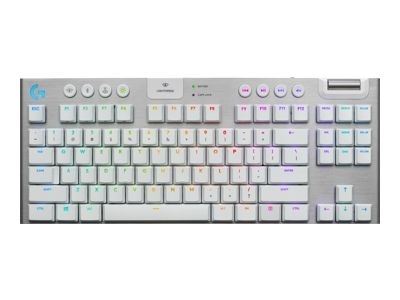 Logitech Gaming G915 TKL - Keyboard - backlit - USB, Bluetooth, LIGHTSPEED - key switch: GL Tactile - white 1