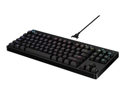  Logitech G Pro Mechanical Gaming Keyboard, 16.8 Million Colors  RGB Backlit Keys, Ultra Portable Design, Detachable Micro USB Cable : Video  Games