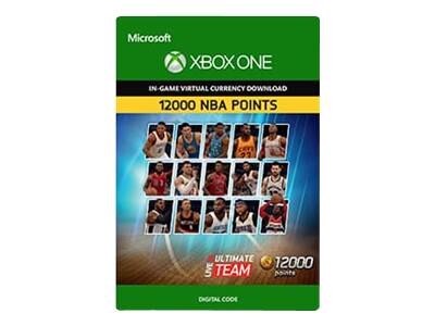 Download Xbox NBA Live 16 LUT 12000 NBA Points Pack Xbox One Digital Code 1