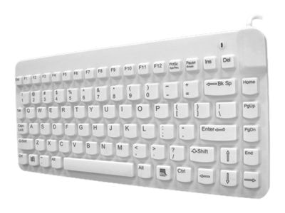 Man & Machine Premium Waterproof Disinfectable Silent 12" Keyboard 1