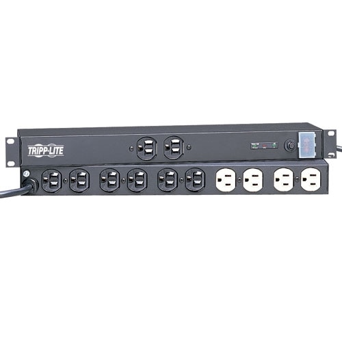 TrippLite 12 Outlet Rackmount Isobar Surge Suppresser with 15 ft Cord 1