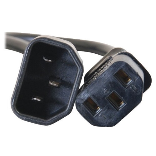 C2G 10ft Power Cord Extension Cable - power extension cable - IEC 60320 C13 to IEC 60320 C14 - 10 ft 1