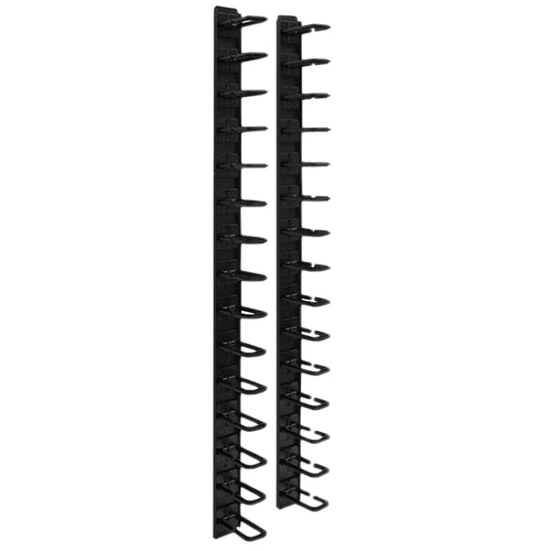 Vertical Cable Manager 6-foot Flexible ring type; includes 2 x 3 ft sections; toolless snap-in mounting 1