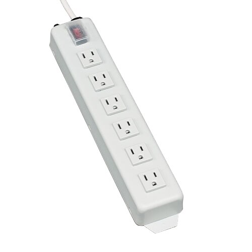 TrippLite 6-Outlet TLM606NC Power Strip with Power Cord - 6 ft 1