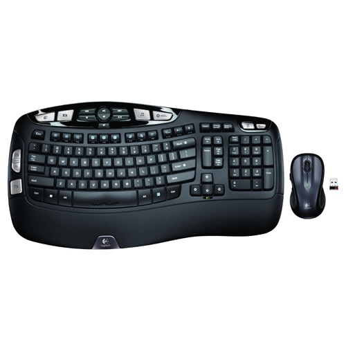 Logitech MK550 Keyboard and Mouse Combo - Wireless - Black