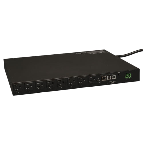 TAA 12ft Cord PDUMH20NET 120V Outlets 1U Rack-Mount 16 5-15/20R Tripp Lite 1.9kW Single-Phase Switched PDU with LX Platform Interface L5-20P/5-20P input 