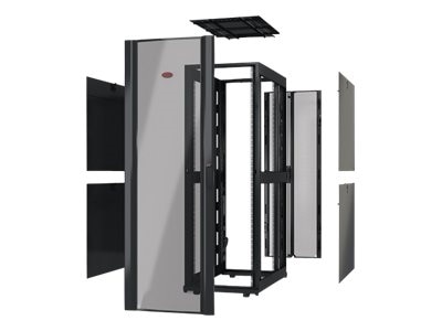 APC NetShelter SX Deep Enclosure Without Sides - Rack cabinet - black - 42U - 19-inch 1