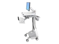 Ergotron StyleView EMR Cart with LCD Arm, LiFe Powered - cart 1