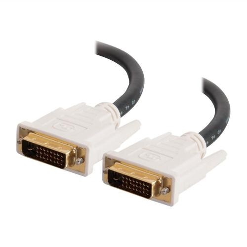 C2g 5m Dvi D Dual Link Digital Video Cable Dvi Cable 16ft Dvi Cable Dvi D M To Dvi D M 16 4 Ft Black Dell Usa
