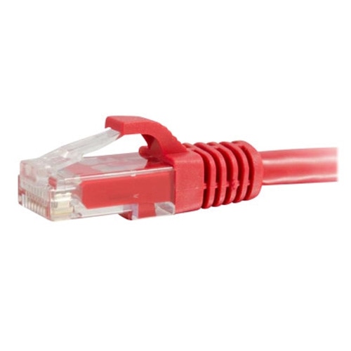 C2G 5ft Cat5e Ethernet Cable - 350 MHz - Snagless - Red - patch cable - 5 ft - red 1