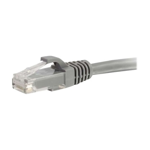 C2G 50ft Cat6 Ethernet Cable - Snagless - 550MHz - Grey - patch cable - 50 ft - gray 1