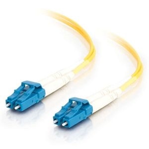 C2G 30m LC-LC 9/125 Duplex Single Mode OS2 Fiber Cable - Yellow - 100ft - patch cable - 30 m - yellow 1