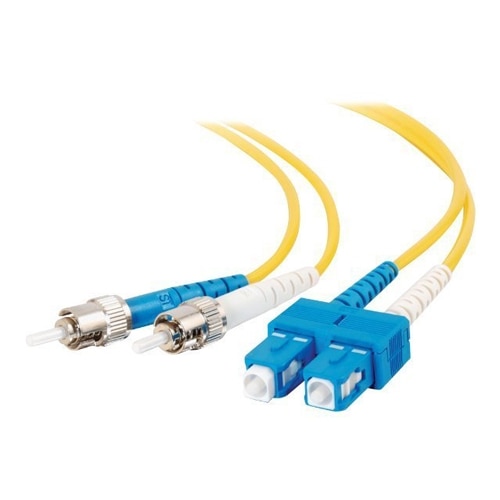 C2G 10m SC-ST 9/125 Duplex Single Mode OS2 Fiber Cable - Yellow - 33ft - patch cable - 10 m - yellow 1