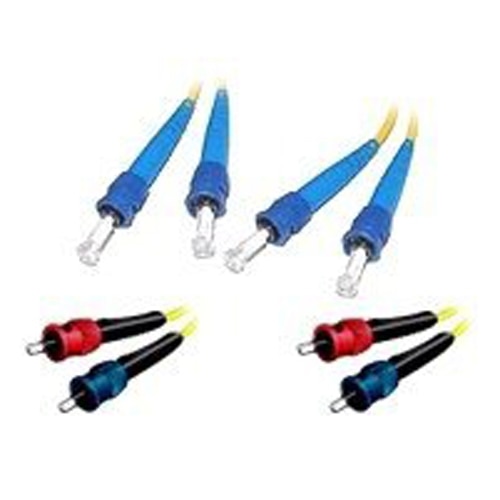 C2G 2m ST-ST 9/125 Duplex Single Mode OS2 Fiber Cable - Yellow - 6ft - patch cable - 2 m - yellow 1