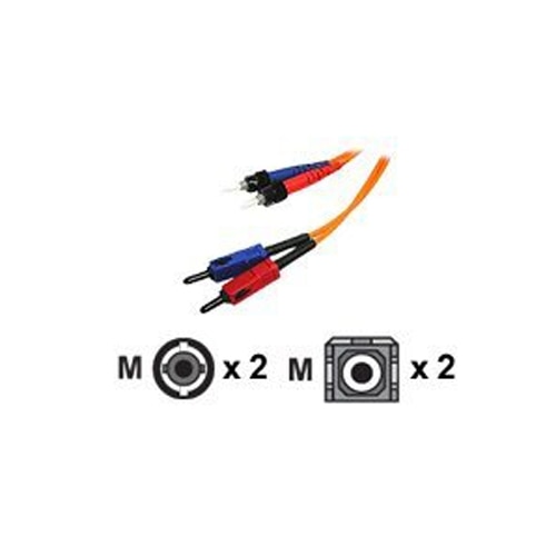 C2G 3m SC-ST 62.5/125 OM1 Duplex Multimode PVC Fiber Optic Cable - Orange - patch cable - 3 m - orange 1