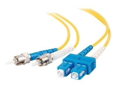 C2G 3m SC-ST 9/125 Duplex Single Mode OS2 Fiber Cable - Yellow - 10ft - patch cable - 3 m - yellow 1
