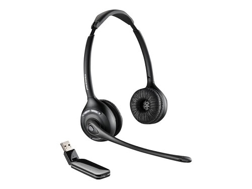 Poly Savi W420-M - 400 Series - headset - full size - DECT 6.0 - wireless 1