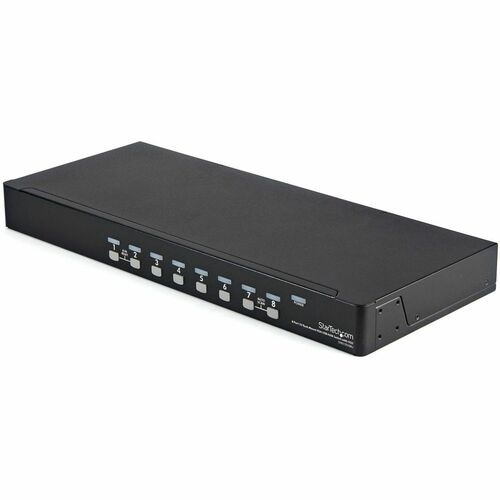 StarTech.com 8 Port 1U Rackmount USB KVM Switch Kit with OSD and Cables 1