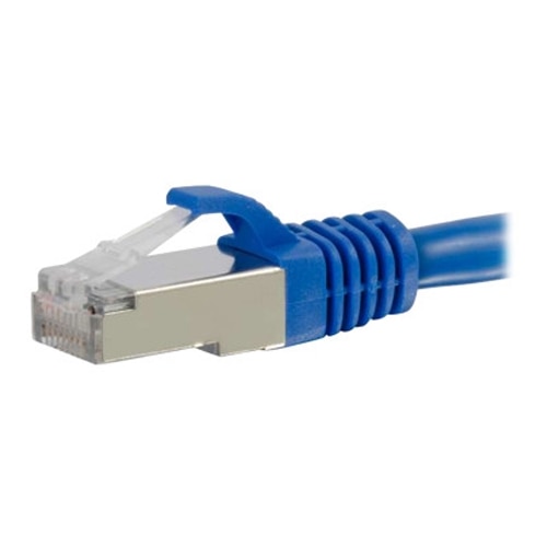 C2G 7ft Cat6a Ethernet Cable - Snagless Shielded (STP) - Blue - patch cable - 7 ft - blue 1