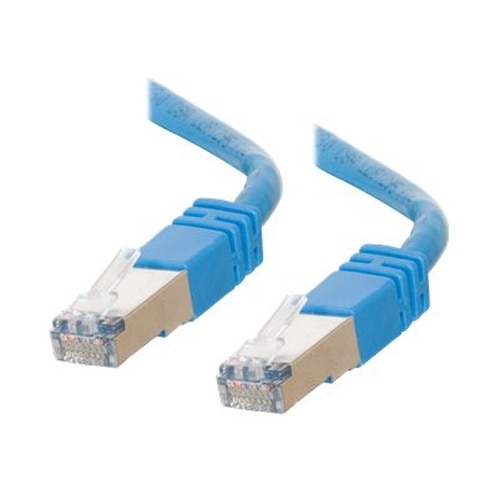 C2G 14ft Cat5e Snagless Shielded (STP) Ethernet Network Patch Cable - Blue - patch cable - 14 ft - blue 1
