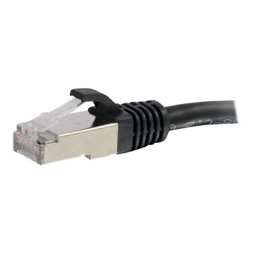 C2G 12ft Cat6 Snagless Shielded (STP) Ethernet Network Patch Cable - Black - patch cable - 12 ft - black 1
