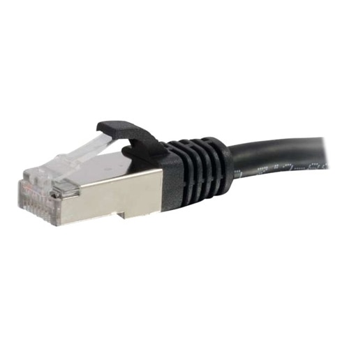 C2G 20ft Cat6 Snagless Shielded (STP) Ethernet Network Patch Cable - Black - patch cable - 20 ft - black 1