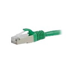 C2G 1ft Cat6 Ethernet Cable - Snagless Shielded (STP) - Green - patch cable - 1 ft - green 1