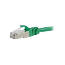 C2G 2ft Cat6 Ethernet Cable - Snagless Shielded (STP) - Green - patch cable - 2 ft - green 1