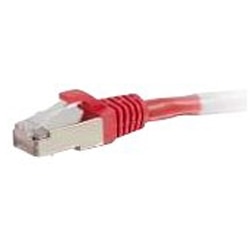 C2G 8ft Cat6 Snagless Shielded (STP) Ethernet Network Patch Cable - Red - patch cable - 8 ft - red 1