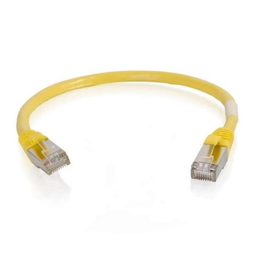 C2G Cat6 Snagless Shielded (STP) Network Patch Cable - patch cable - 15 ft - yellow 1