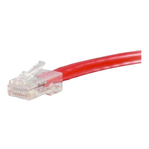 C2G 2ft Cat6 Non-Booted Unshielded (UTP) Ethernet Cable - Cat6 Network Patch Cable - PoE - Red 1
