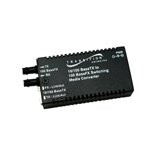 Transition Stand-Alone Mini 10/100 Bridging - fiber media converter - Ethernet, Fast Ethernet 1