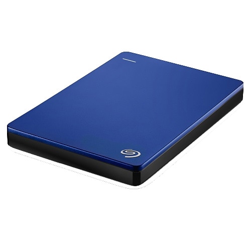 Seagate 1TB Backup Plus Slim Portable Drive - USB 3.0 - Blue 1