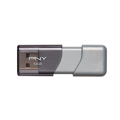 PNY Elite Turbo Attache 3 - USB flash drive - 64 GB - USB 3.0 1