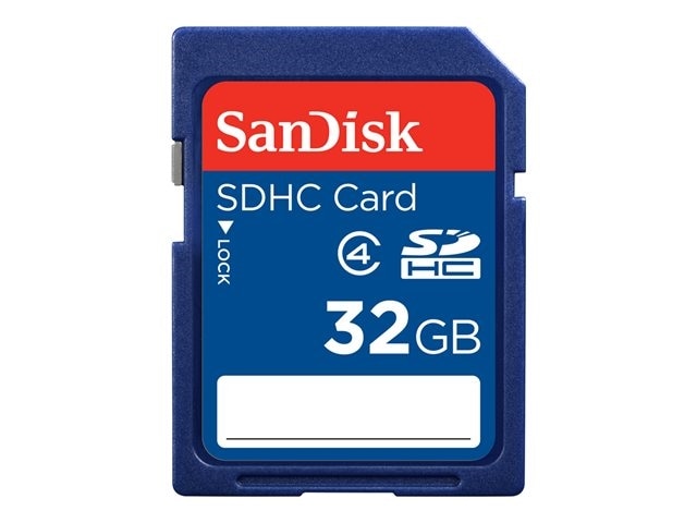 SanDisk - Flash memory card - 32 GB - Class 4 - SDHC