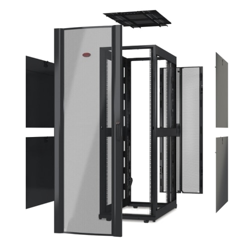 APC NetShelter SX Deep Enclosure Without Doors - Rack - black - 42U - 19-inch 1