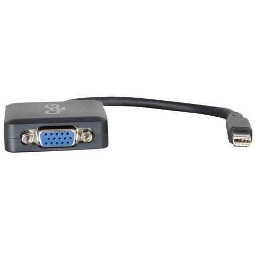 C2G Mini DisplayPort to VGA Adapter - 8in - Active - M/F - DisplayPort cable - 8 in 1