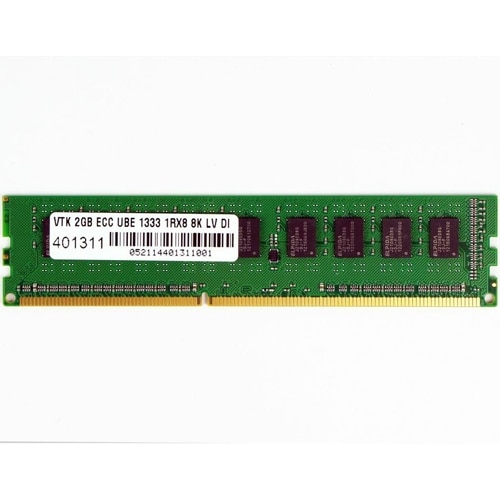 2GB DDR3L 1333 MHz (PC3-10600) ECC UBE 1Rx8 8K Low Voltage UDIMM 1