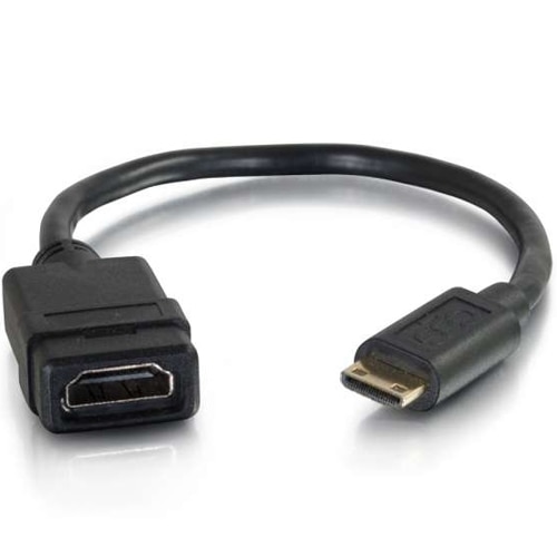 Prehistoric impression Appendix C2G Mini HDMI to HDMI Adapter - Mini HDMI to HDMI Converter - Mal/F - HDMI  adapter - 8 in | Dell USA