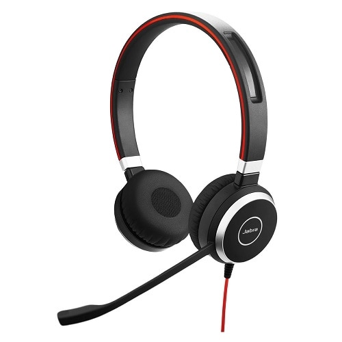Jabra Evolve 40 UC Stereo Over The Ear Headsets for sale online 