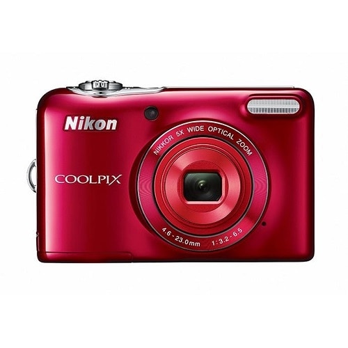 Nikon Coolpix L32 Point & Shoot Camera 5x Optical Zoom 20.1