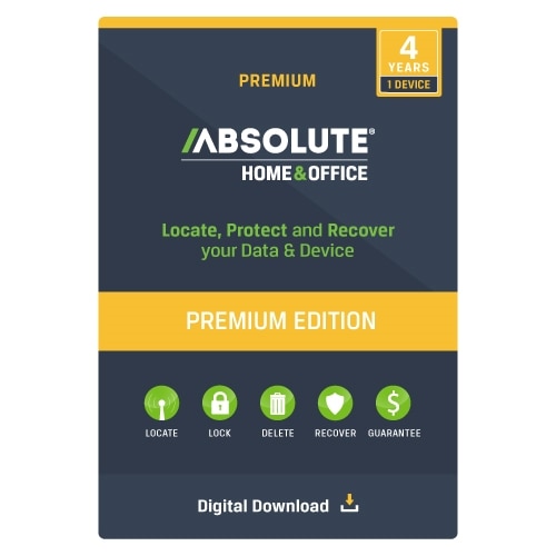 Absolute Software Home and Office Premium 4YR Subscription 1
